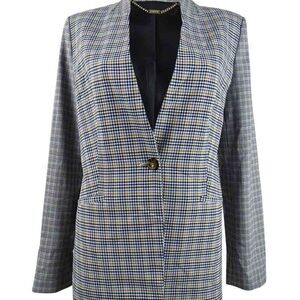 DKNY Checkered Blazer